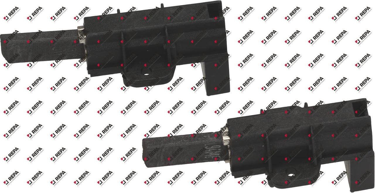 Motor carbon brush set size 32x12,5x5mm