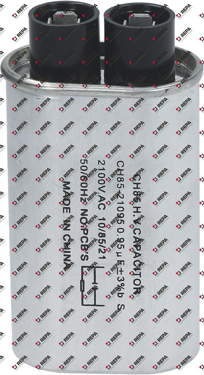 HV capacitor 0,95µF 2100V aluminium