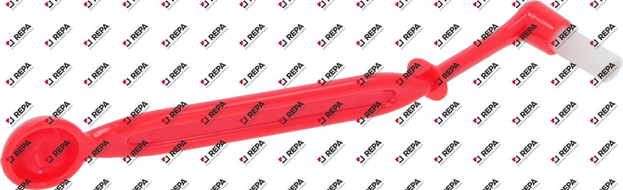 SHOWER BRUSH RED
