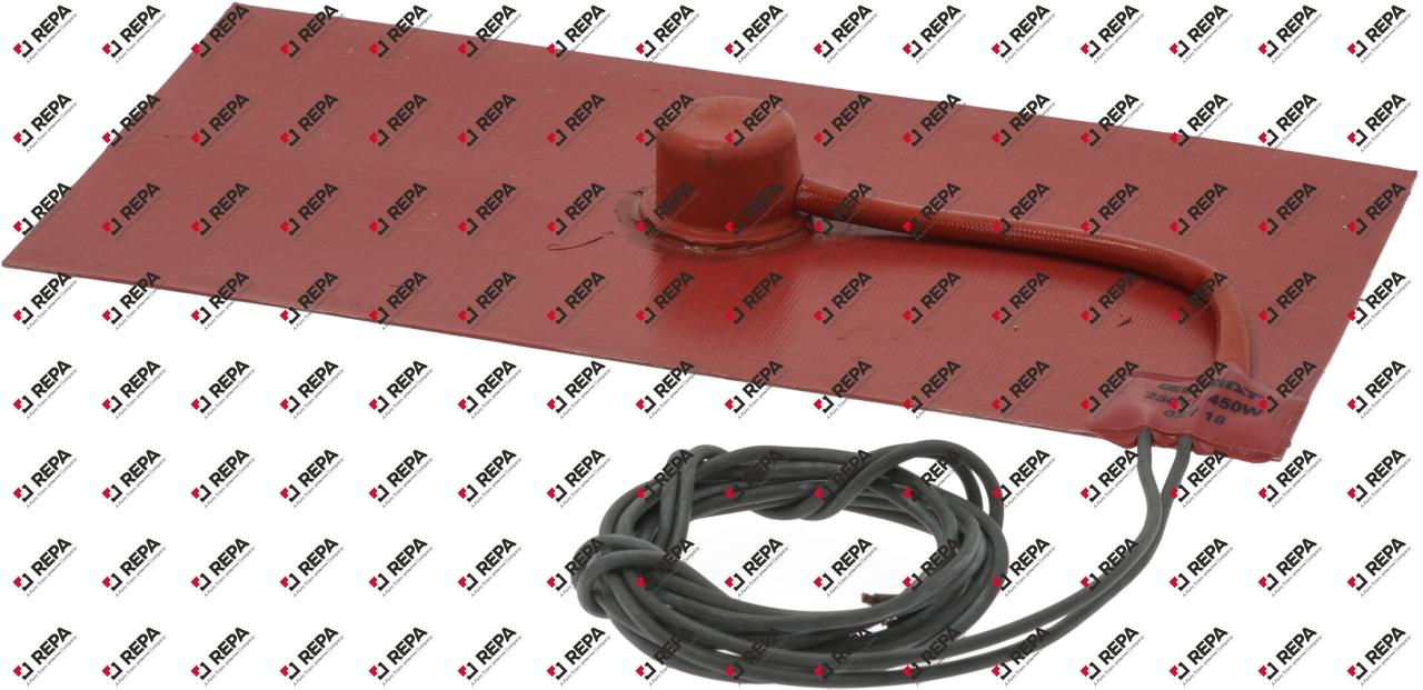 Resistenza flessibile 450W 230V L 220mm silicone