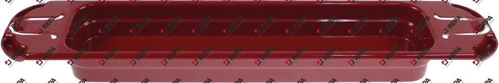 Tableau rouge H 56mm L 654mm lar. 143mm "Opti-Loc"