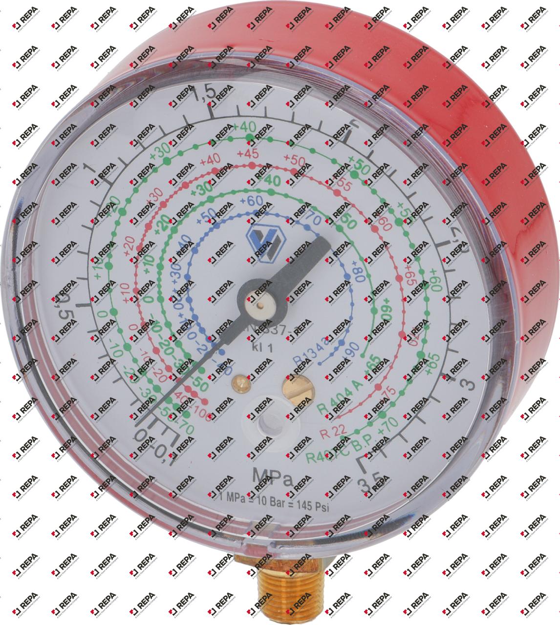 Manometer ø 80mm HIGH 1/8" NPT
