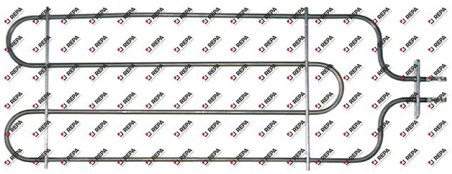 Heating element 900W 230V L 480mm L1 37mm L2 443mm