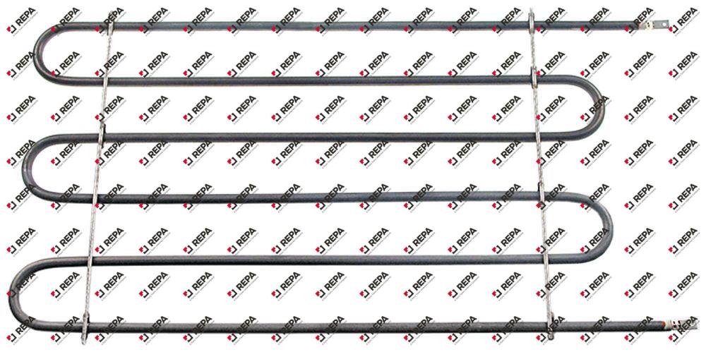Heating element 750W 230V L 375mm bain marie