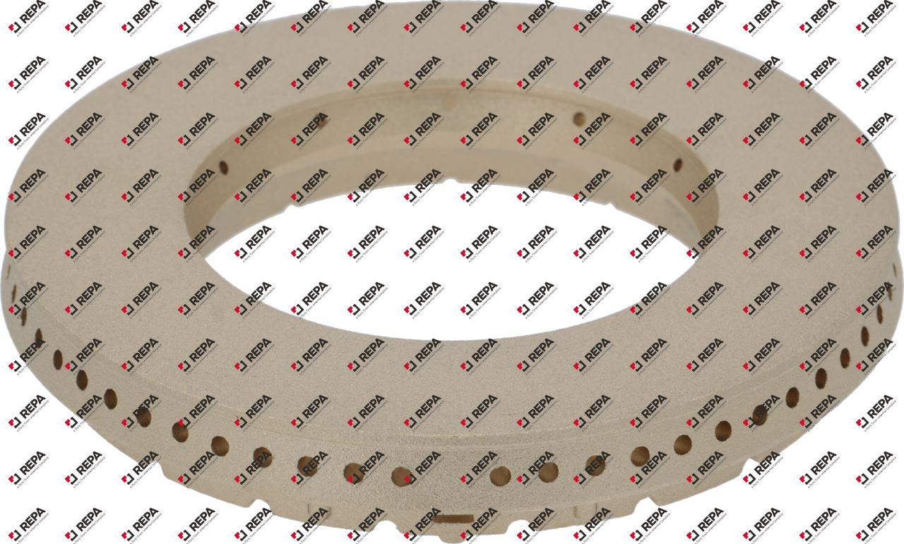 Brennerdeckel ø 115 mm ID ø 64 mm mit Mittelloch