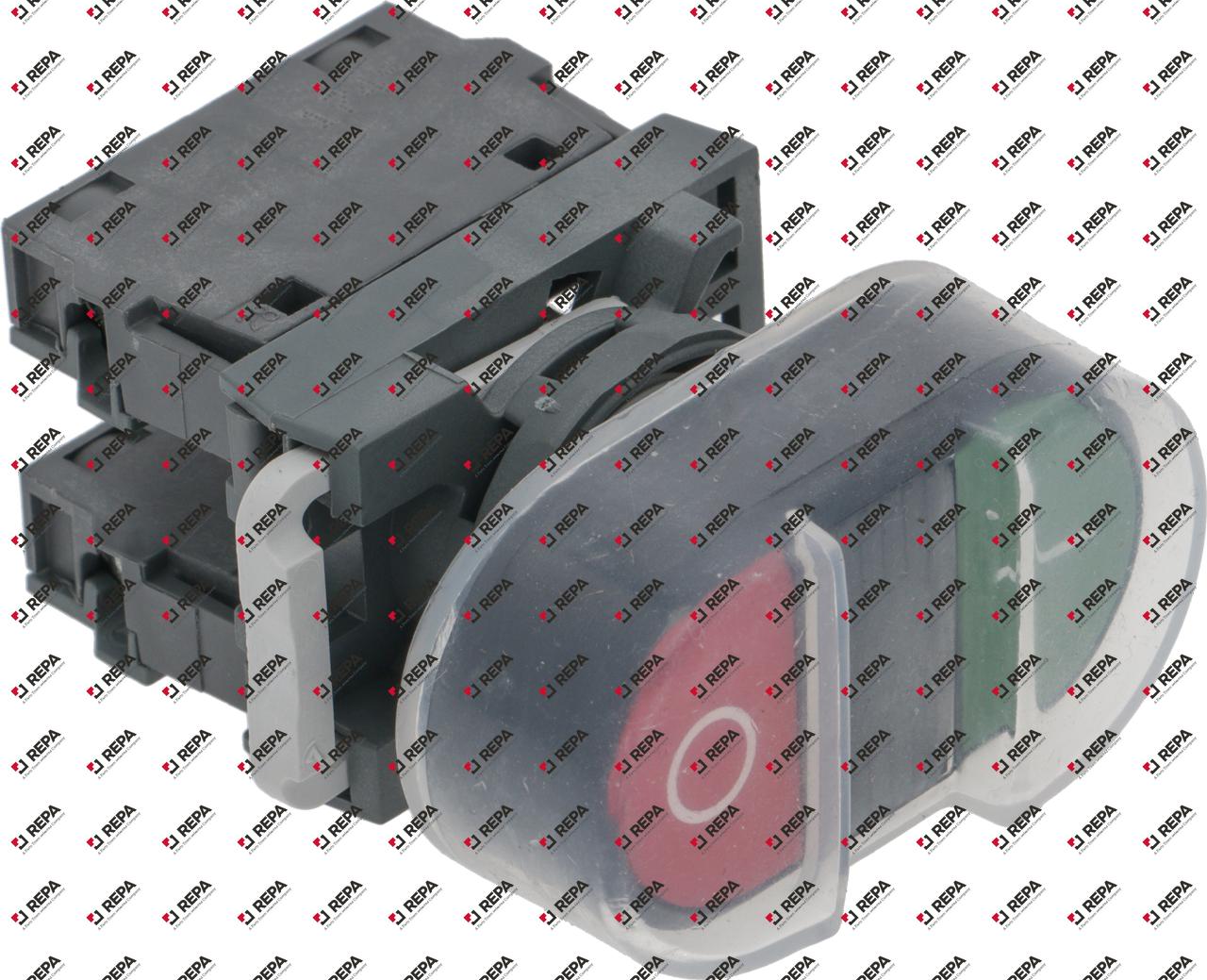 Drucktaster Einbaumaß ø22mm rot/grün 1NO/1NC 250 V