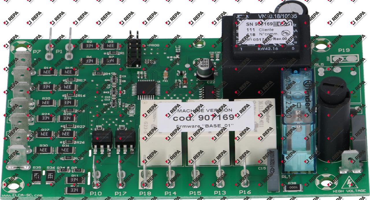 PCB L 135mm W 82mm dishwasher