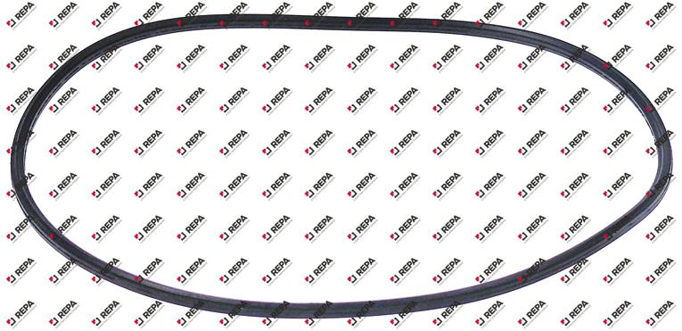 Pump cover gasket EPDM thickness 3,53mm