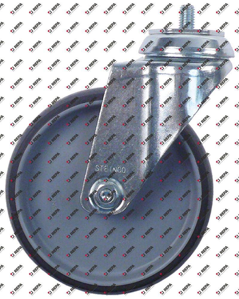 Lenkrolle Gewinde H 161 mm -20 bis +60°C ø 125 mm