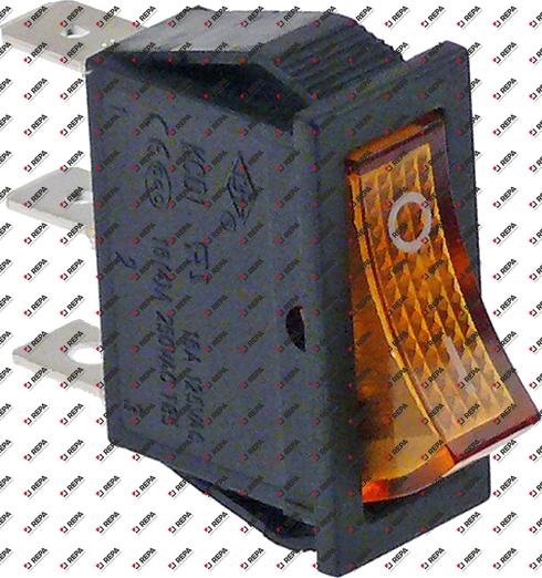 Rocker switch mounting measurements 30x11mm orange