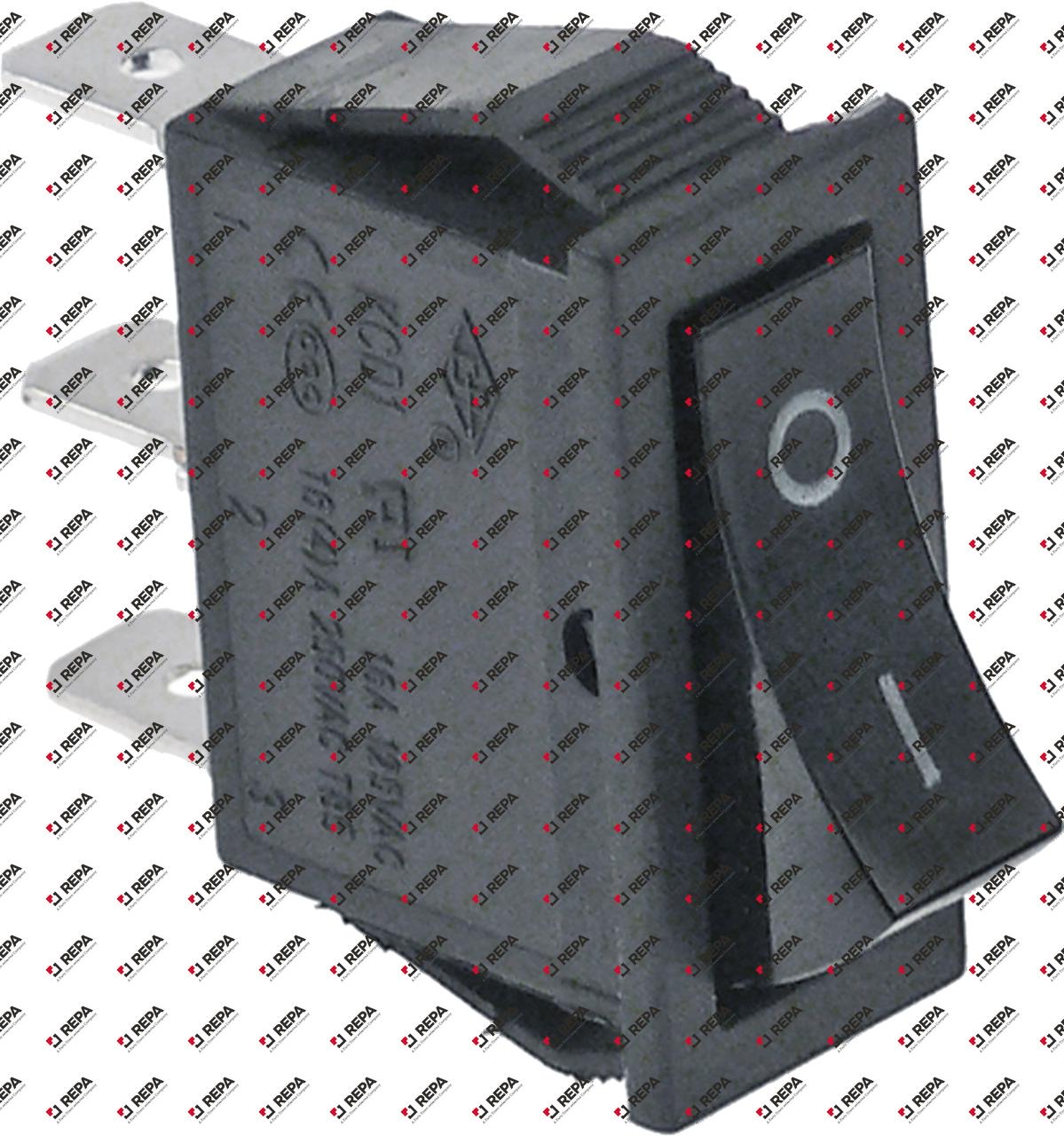 Rocker switch mounting measurements 30x11mm black