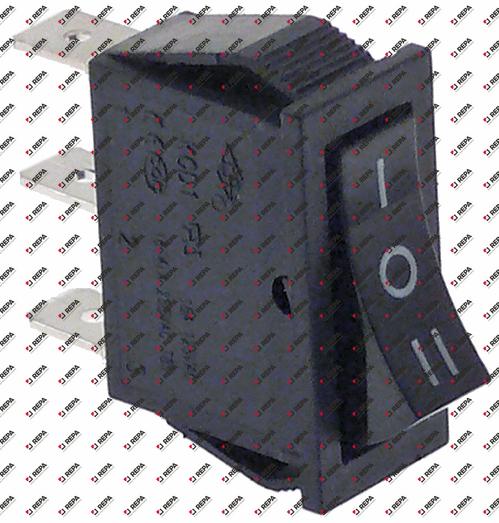 Rocker switch mounting measurements 30x11mm black