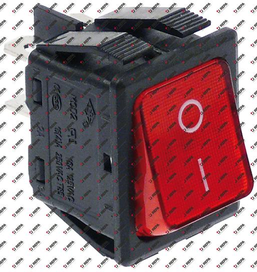 Momentary rocker switch