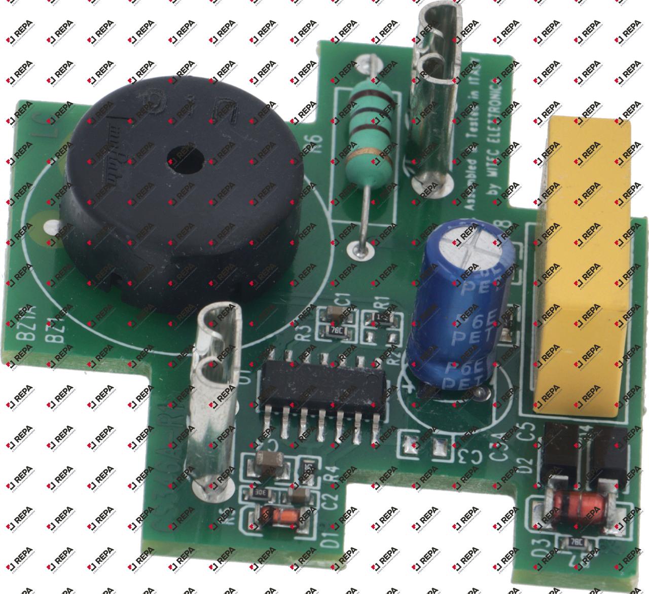 Buzzer board connection male faston 6.3mm L 48mm