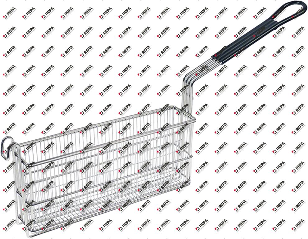 Panier B1 75mm L1 320mm H1 150mm L2 590mm H2 205mm