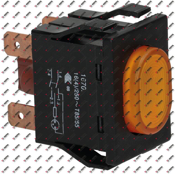 Druckschalter Einbaumaß 30x22mm 2NO 250 V