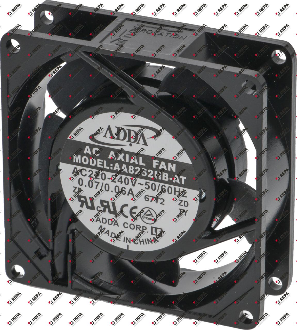 Axiallüfter 230VAC 13/14W L 80 mm B 80 mm H 25 mm