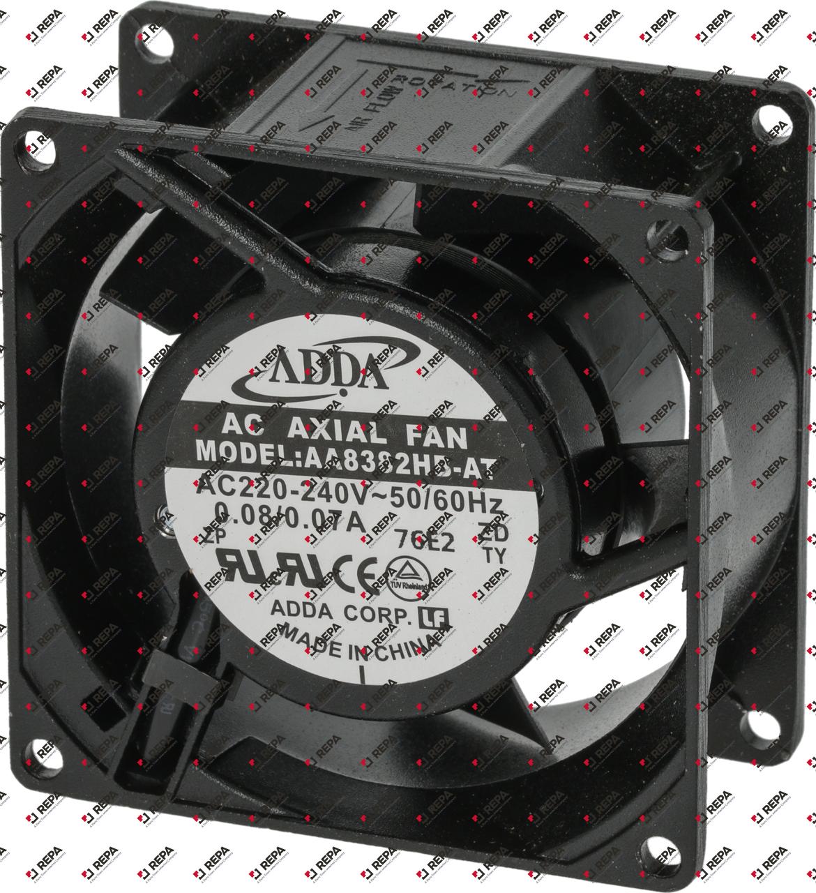 Axial fan 230VAC 14/13.5W L 80mm W 80mm H 38mm