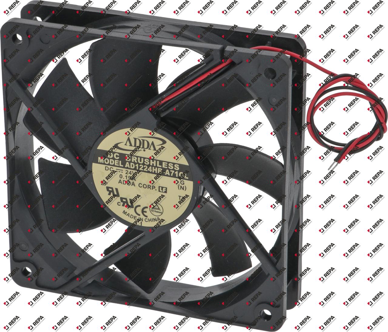 Axiallüfter 24VDC 3,12 W L 119 mm B 119 mm H 25 mm