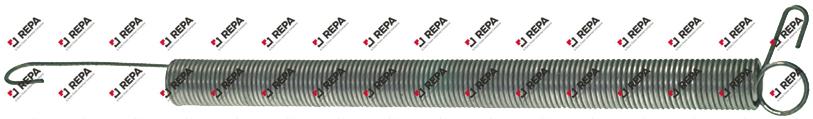 Zugfeder ø 38,8 mm Gesamtlänge 663 mm