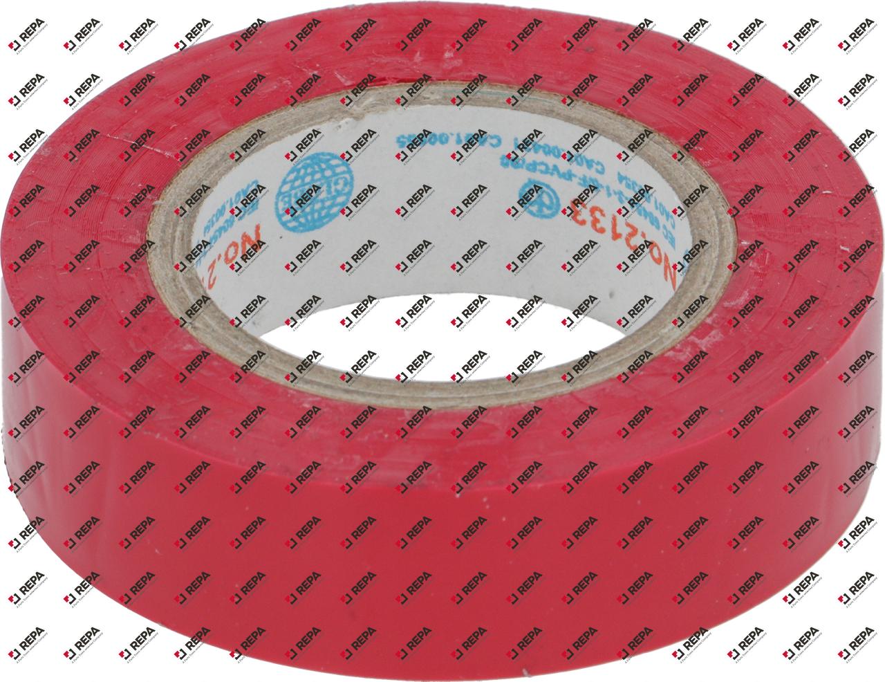 Isolierband PVC rot B 15 mm Temp.Best. 0 bis +80°C
