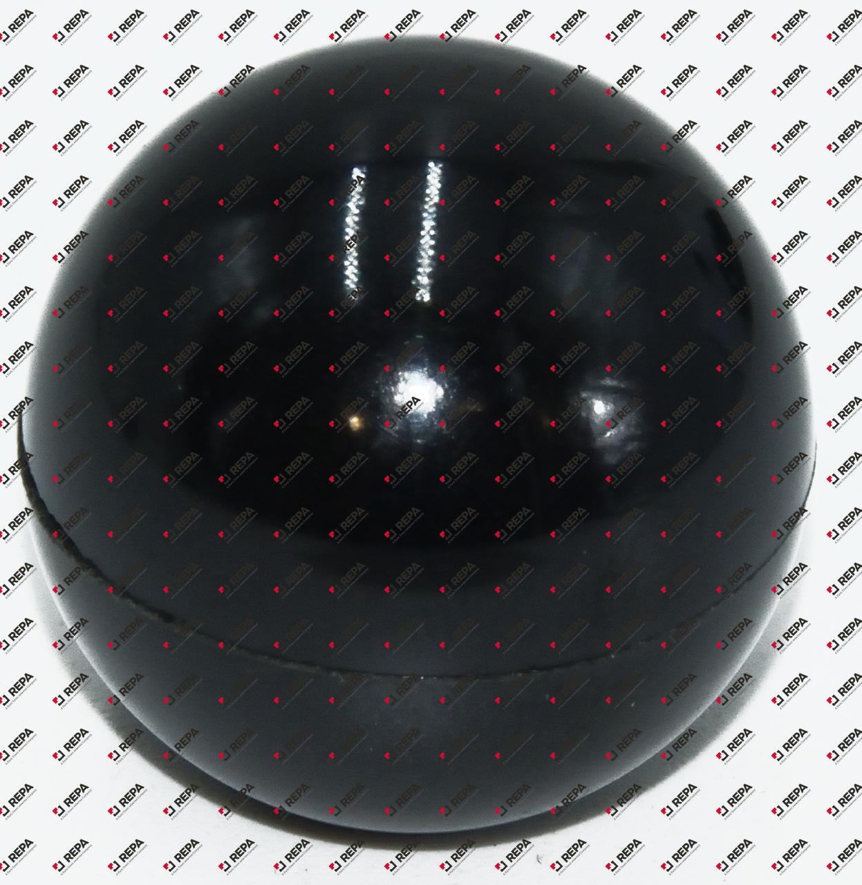 Ball handle thread M8 ø 25mm black with metal bush