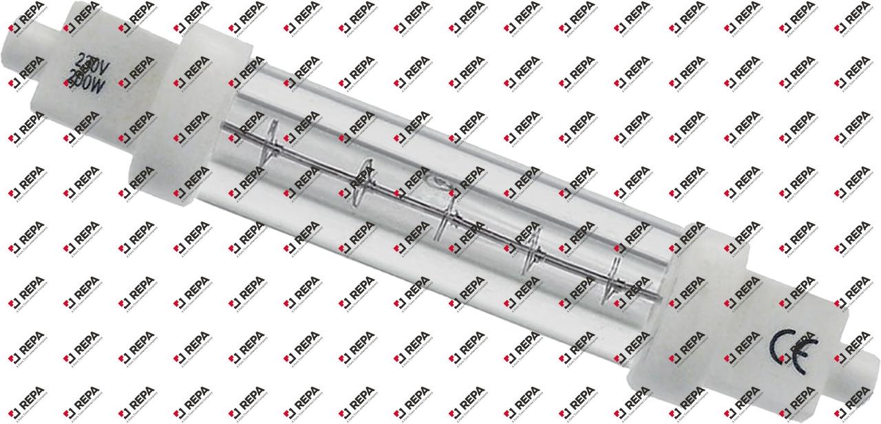 Lampada ad infrarossi attacco R7s 230V 200W