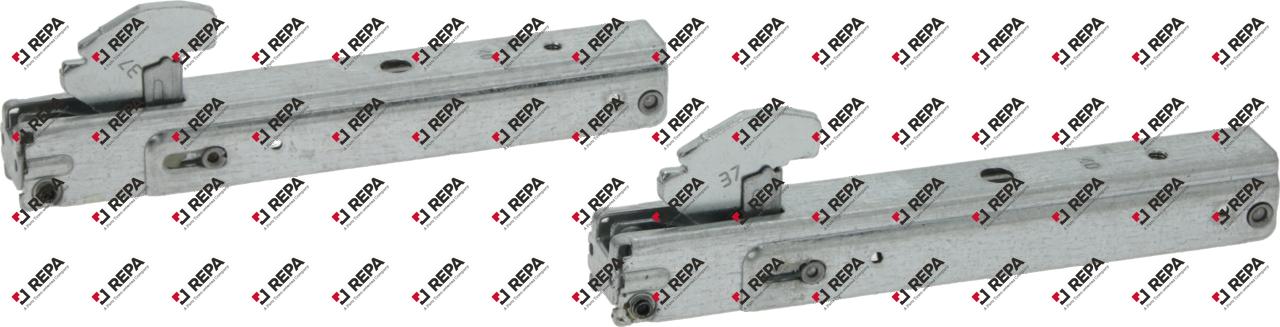 Backofenscharnier kit H 50 mm L 172 mm B 24 mm