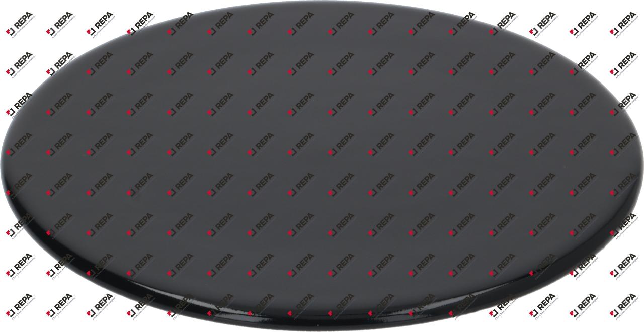 Burner cap ø 100mm H 3,5mm bright finish 3kW