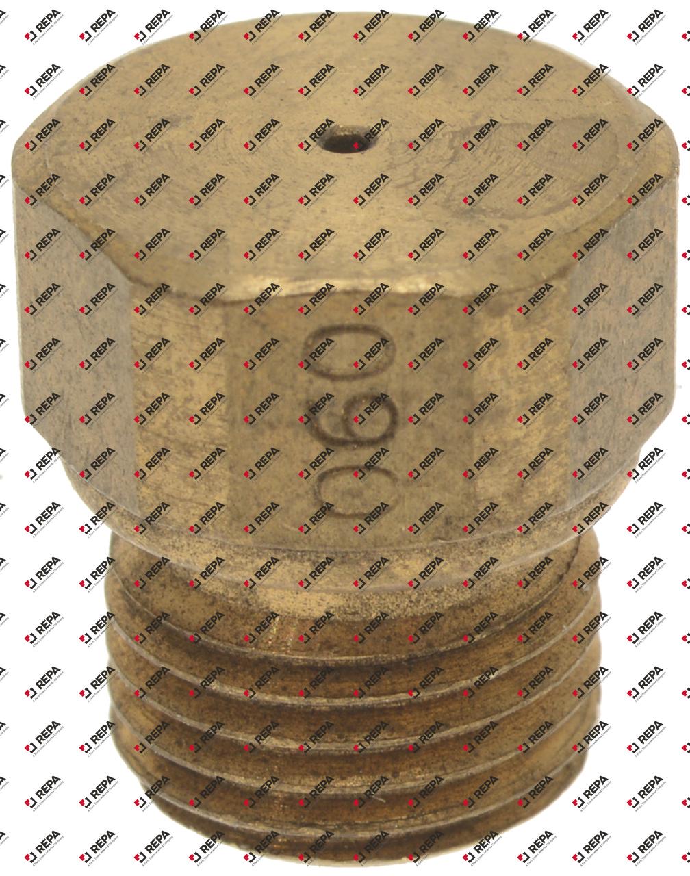Ugello del gas filetto M10x1 CH 11 foro ø 0,9mm