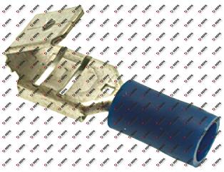 Faston femmina Cu gal Sn blu con derivazione