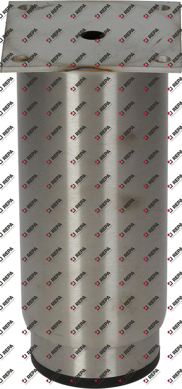 Piede tubo ø 64mm inox int. dei fori 58mm
