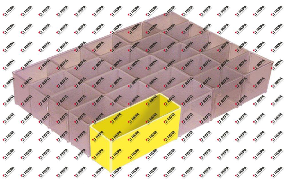 Boîte pour coffrets d'assortiment H 69mm lar. 55mm