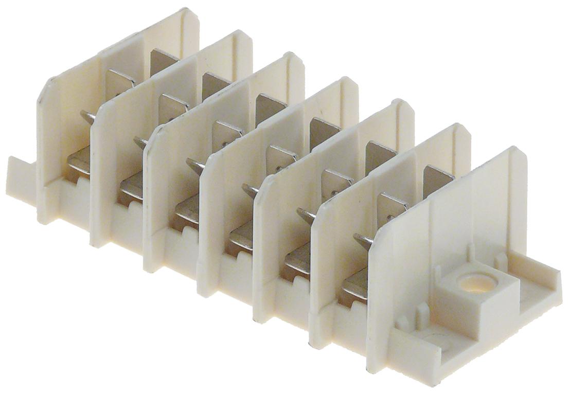 Verteilerklemme Anschluss Flachstecker 6,3 mm