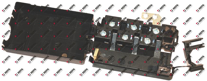 Power terminal block 6-pole contacts 3P+N+E