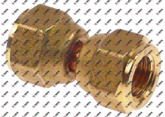 Manguito empalme 1/4" SAE L 17 mm 7050/2