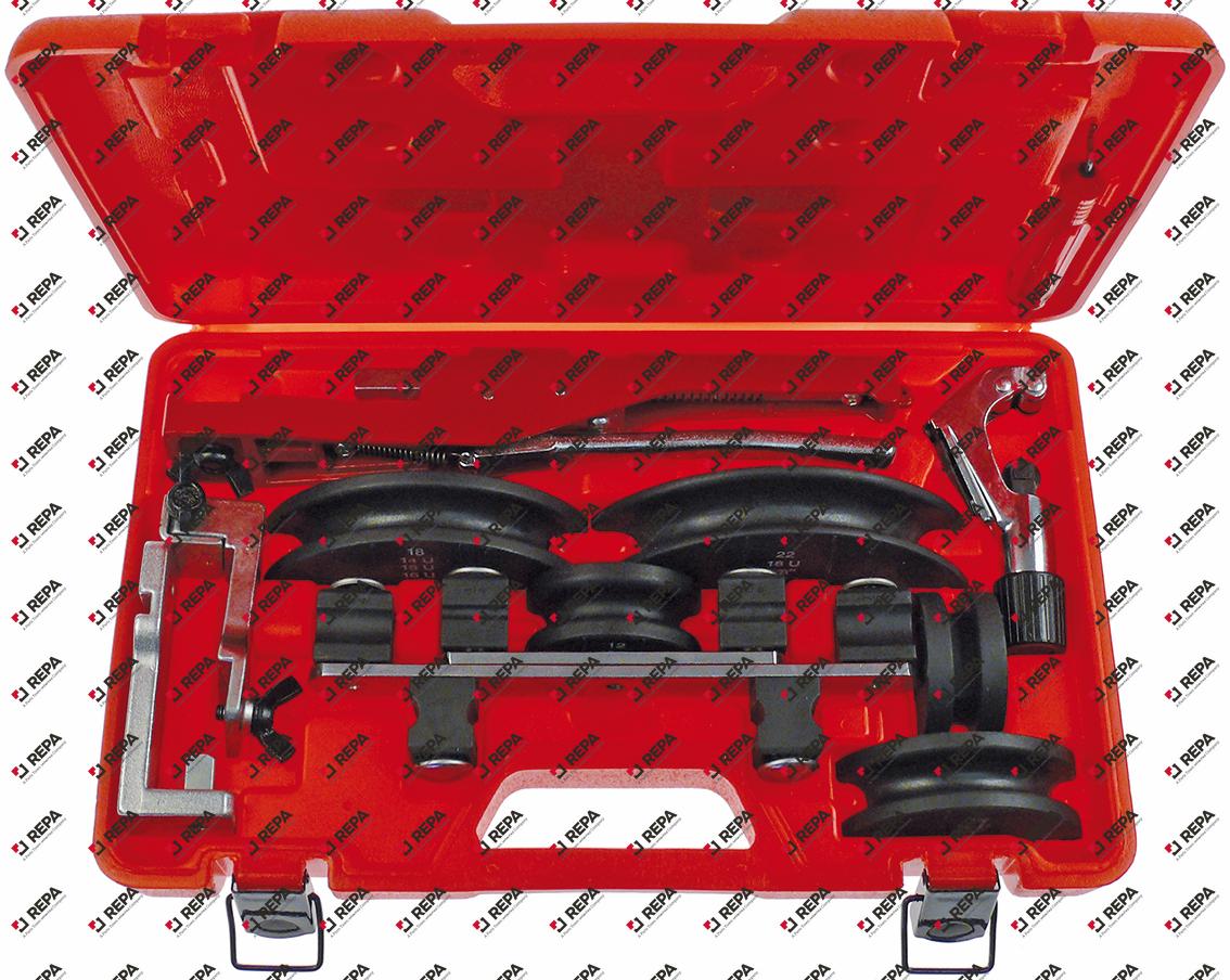 Pipe bender up to 90°, reversible