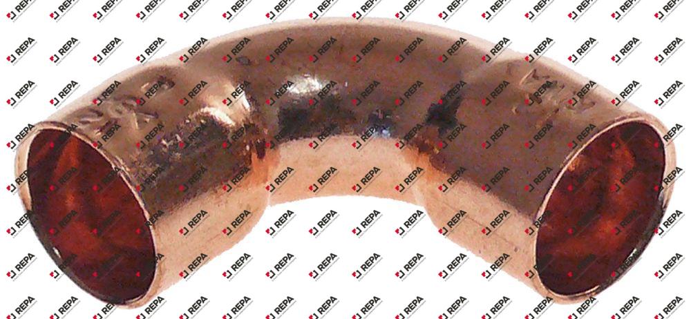 Raccord coudé cuivre ø 12mm intérieur/intérieur