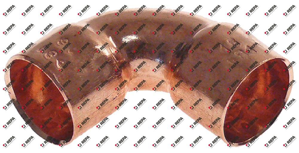 Raccord coudé cuivre ø 16mm intérieur/intérieur