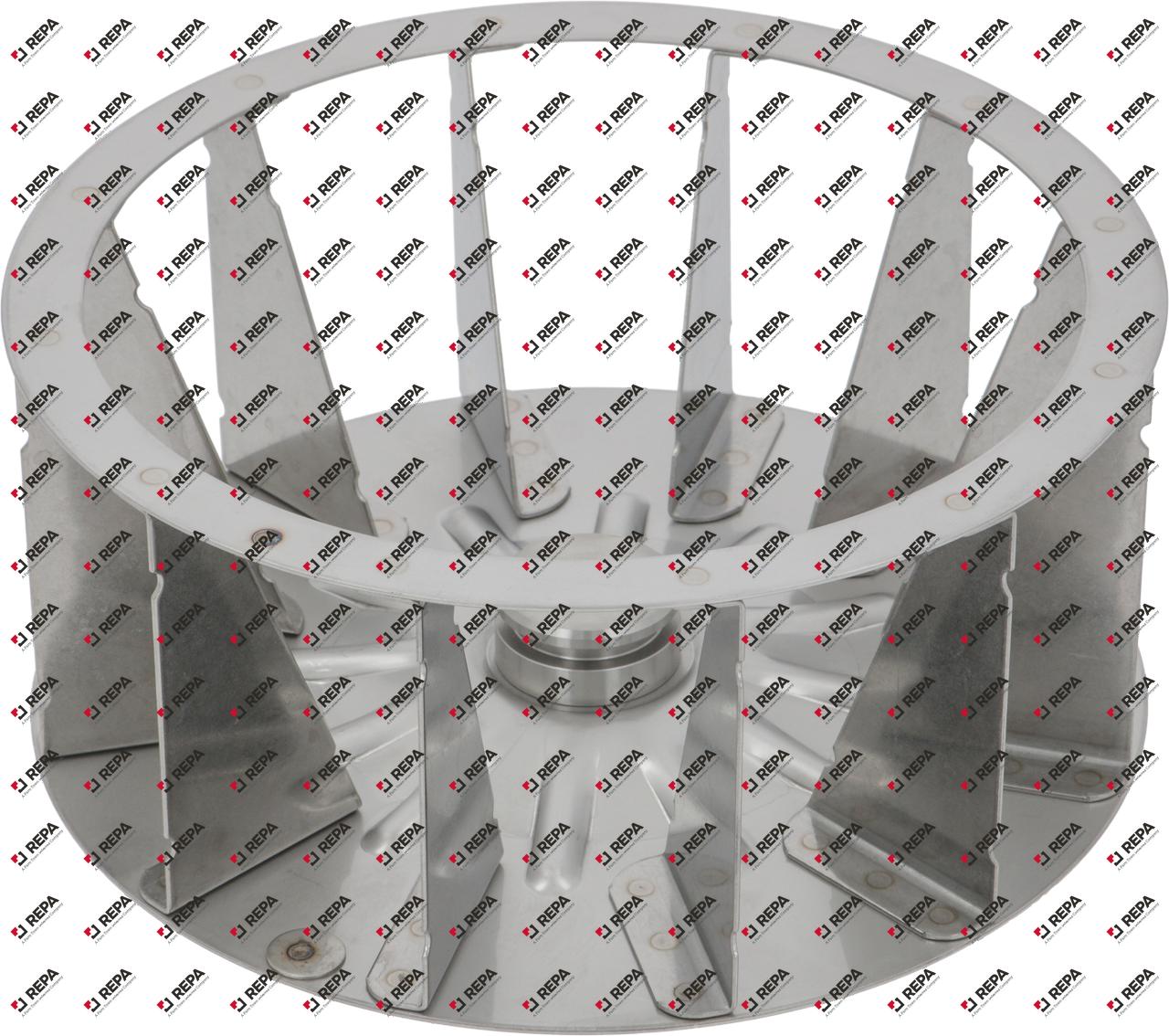 Ventola H1 77mm H2 25,5mm D1 ø 180mm D2 ø 8mm