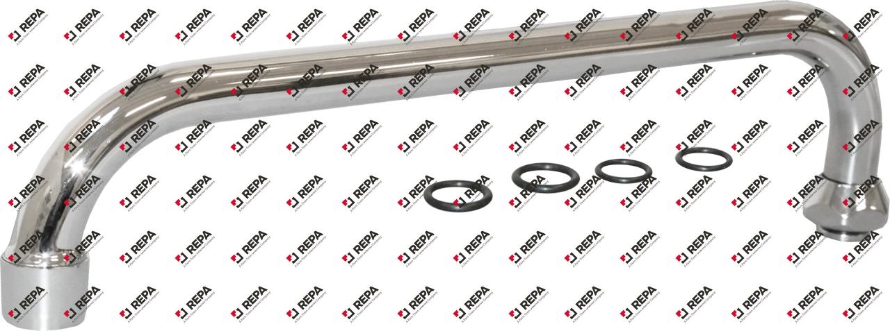 Uscita a U tubo ø 18mm H 70mm sporgenza 300mm