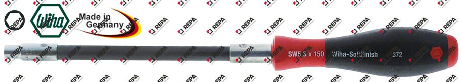 Cacciavite per inserti con albero flessibile