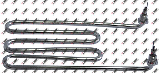 Resistenza 3000W 230V L 257mm fissaggio a 2 fori