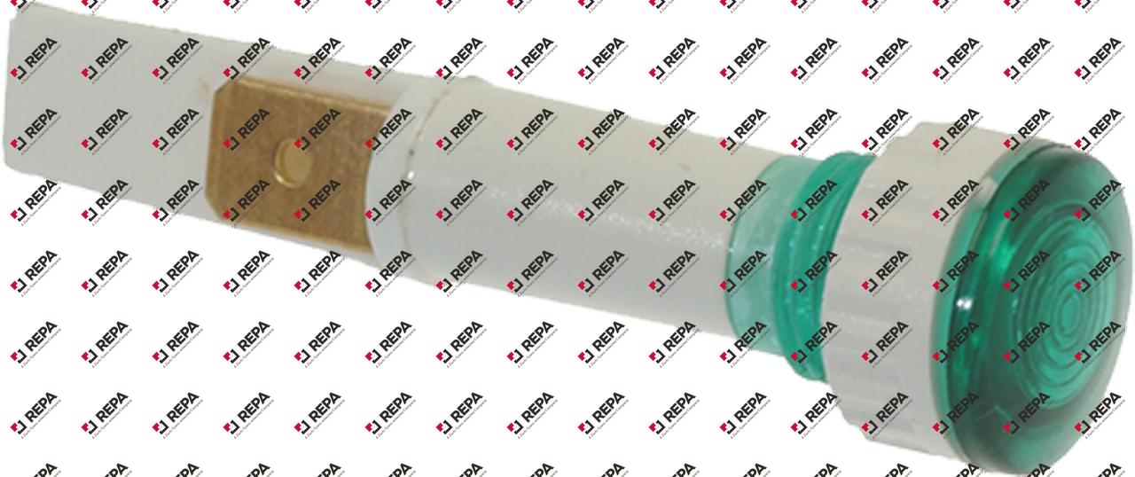 Voyant lumineux ø 10mm 230V vert