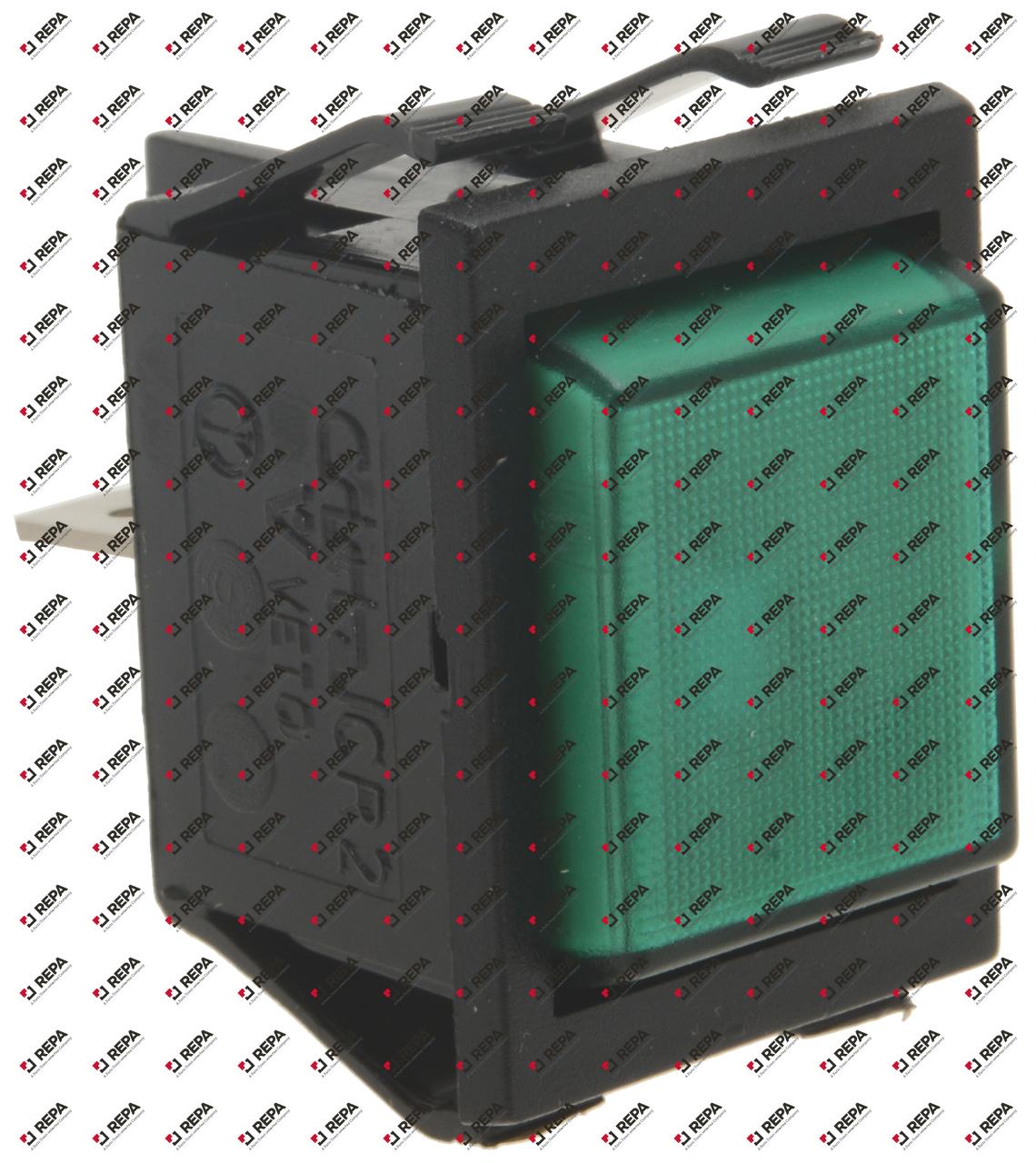 Indicator light mounting measurements 30x22mm 230V