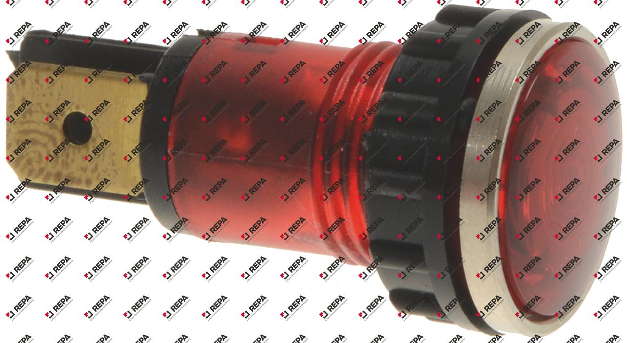 Indicator light ø 12mm 400V red