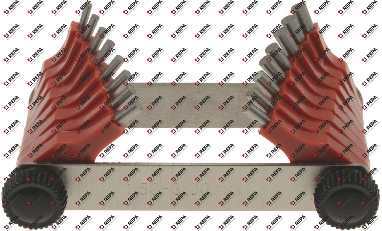 Jauge pour injecteurs avec 16 tiges de mesure