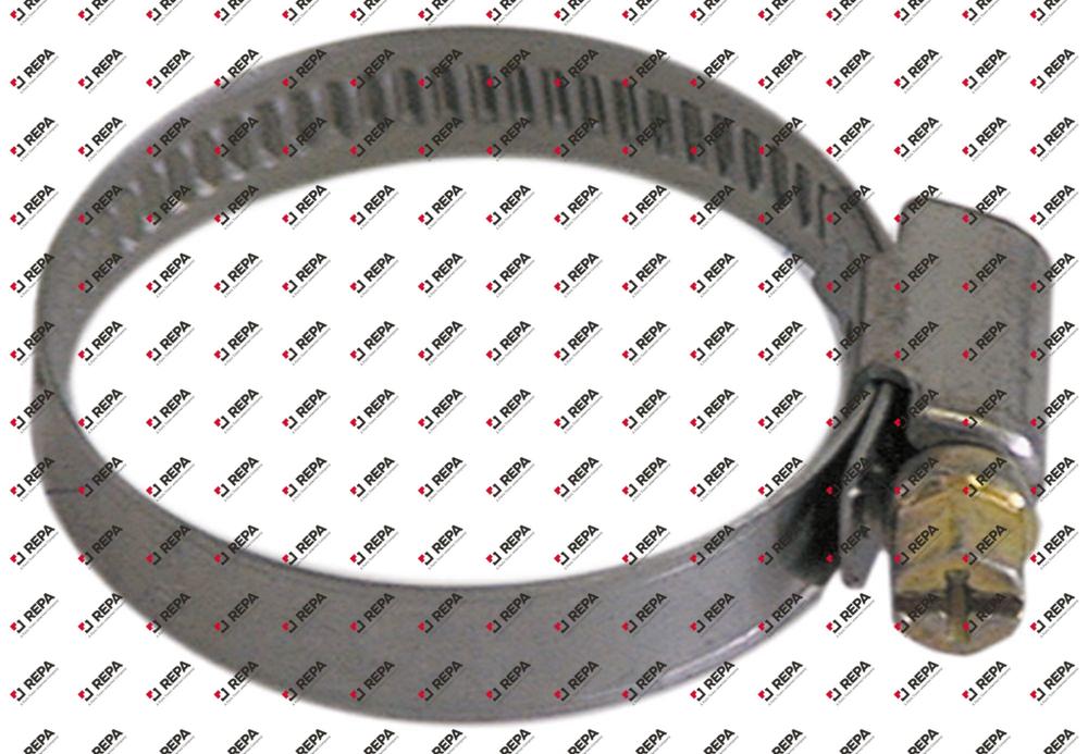 Collier de tuyau acier inoxydable/acier ø 50-70mm