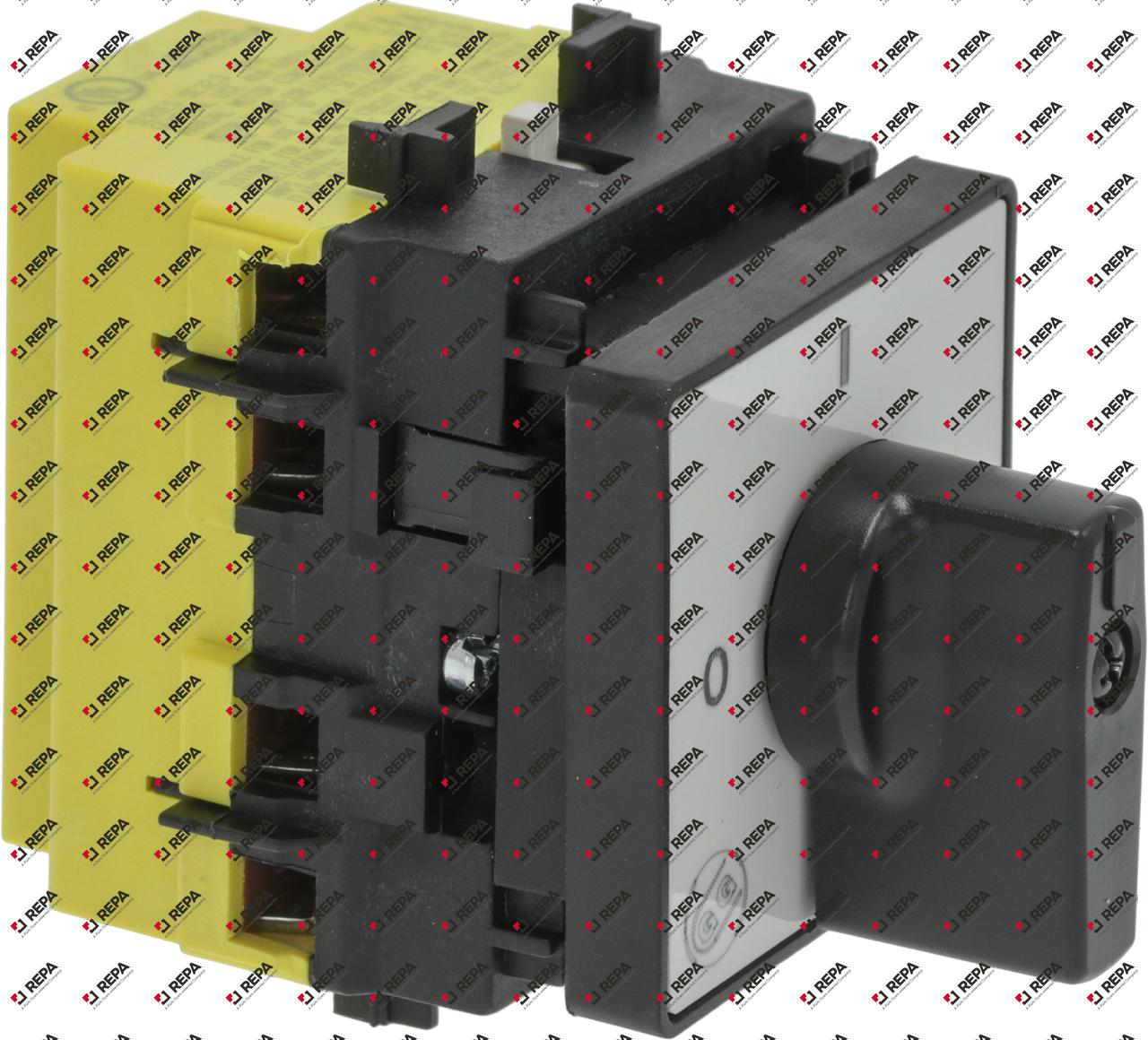 Drehschalter 40 A Achse ø 6x4,6mm Achslänge 15 mm