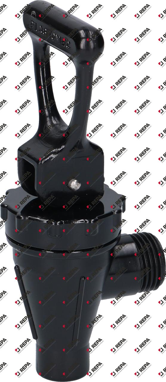 Auslaufhahn Gewinde 1/2" Nylon ø 40 mm komplett